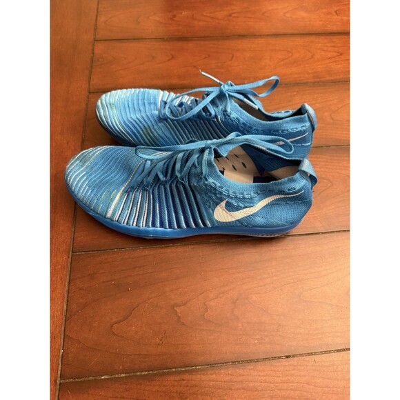 Nike Free Transform Flyknit Women's Size 9.5 Training Running Shoes Blue‎ - Picture 1 of 7